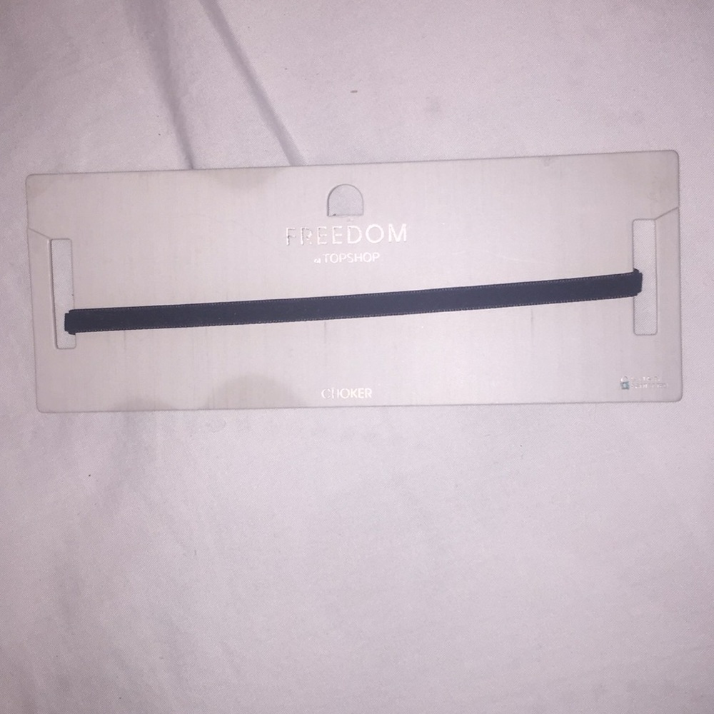 top shop black choker